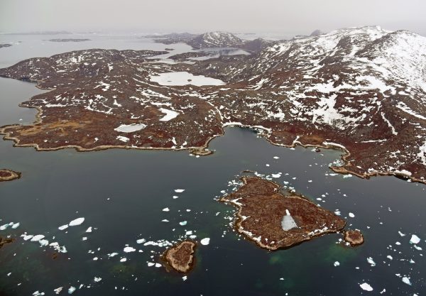 Auf dem Flug von Qaqortoq nach Nanortalik in Südgrönland
