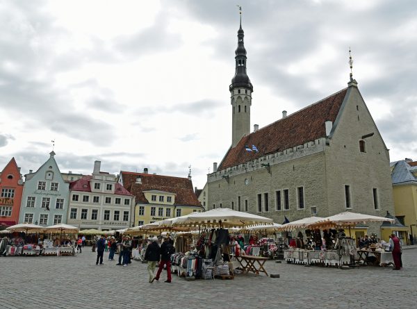 Der Marktplatz von Tallinn / Estland