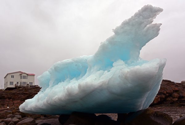 Gestrandete Eisberge in Iqaluit