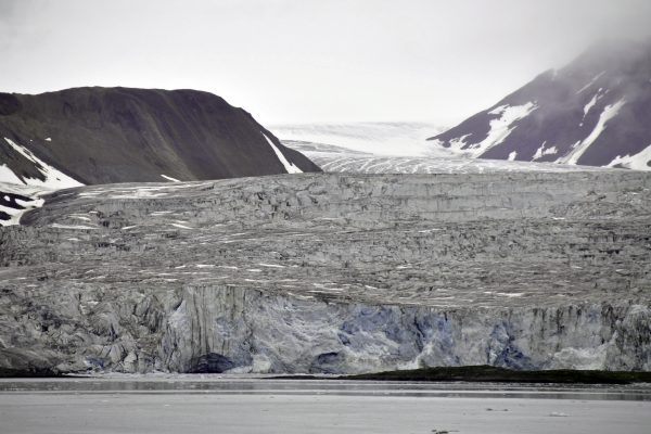 Der Esmarkglacier in Spitzbergen