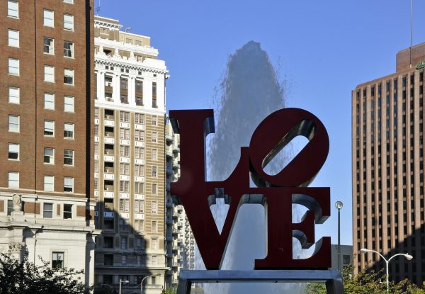 Der LOVE Park in Philadelphia