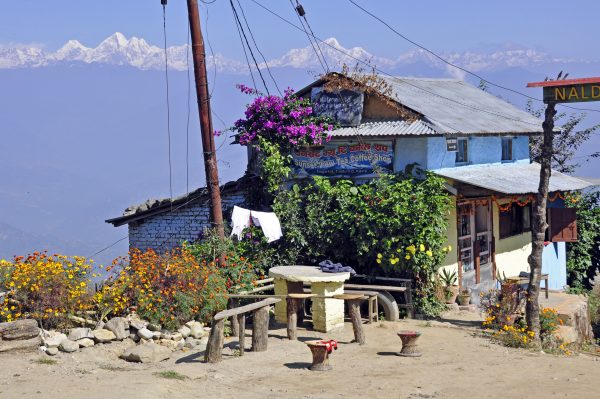 Im Kathmandu Valley nahe Nagarkot im Himalaja-Gebirge, Nepal