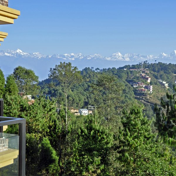 Blick vom Club Himalaya Hotel in Nagarkot