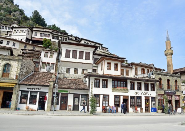 Der Stadtteil Mangalem von Berat