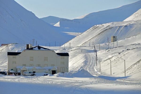 Das alte Kino (heute ein Restaurant), Longyearbyen, Spitzbergen