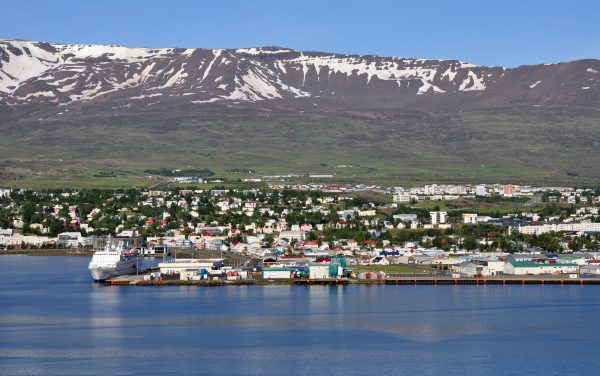 Blick auf Akureyri / Island