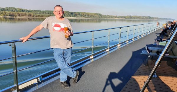 Zinni auf der MS nickoVISION auf der Donau