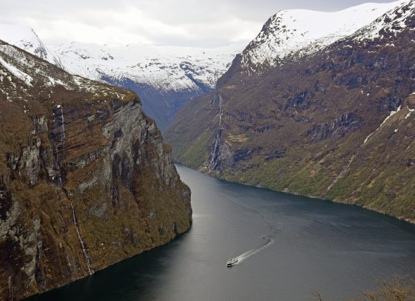 Blick auf den Geirangerfjord