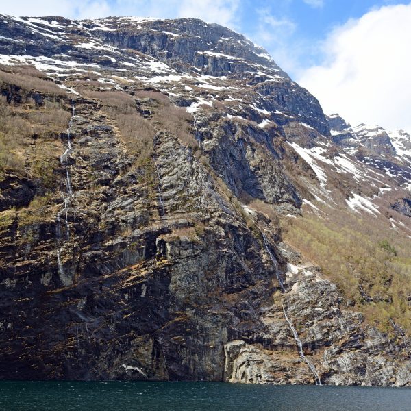 Während der Fahrt durch den Geirangerfjord