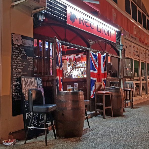 Der 'Red Lion' Pub in Gibraltar
