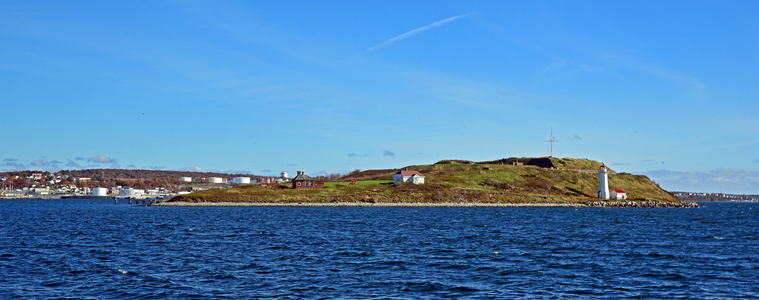 Blick auf die McNabs Insel bei Halifax