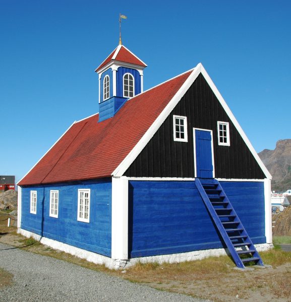 Die älteste Kirche von Grönland in Sisimiut