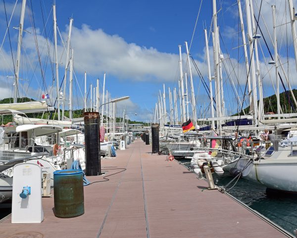 Der Jachthafen von Le Marin in Martinique