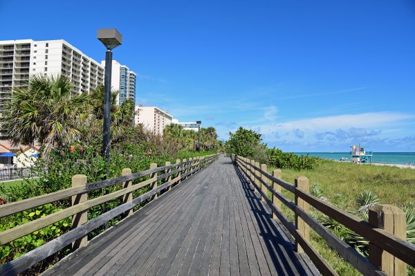 Der Boardwalk von Miami Beach