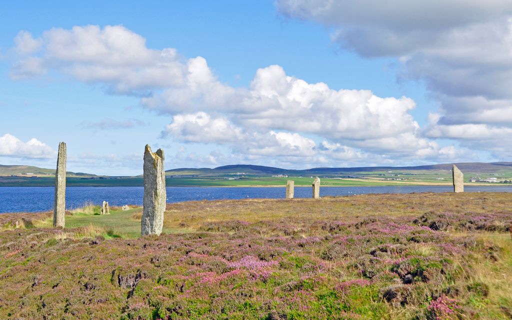 Ring of Brodgar im Jahr 2014, Orkney Islands, Schottland