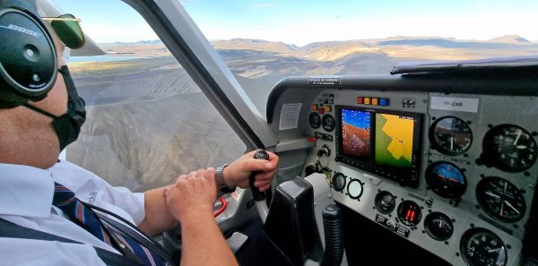 Der Pilot meines Rundfluges in Akureyri