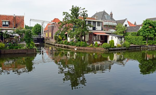 Die Stadt Edam in den Niederlande