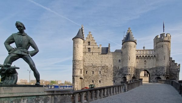 Die Burg von Antwerpen / Belgien