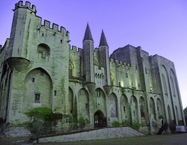 Der Palast der Päpste in Avignon