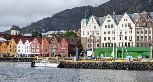 Das Stadtviertel Bryggen in Bergen