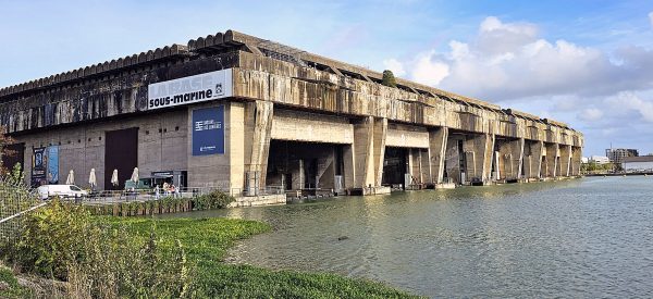 Der ehemalige Bunker der Bassins de Lumières in Bordeaux