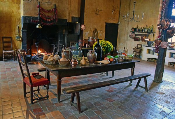 Die Küche vom Schloss Cormatin
