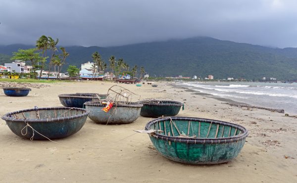 Der Strand von Da Nang in Vietnam