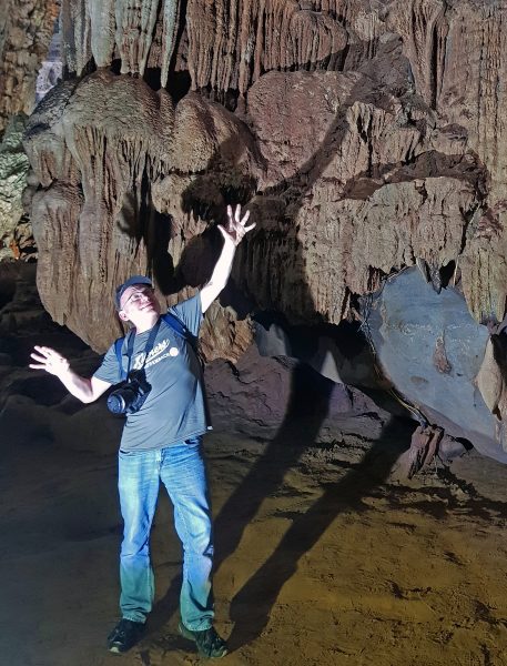 Zinni in der Son Doong-Höhle nahe Dong Hoi