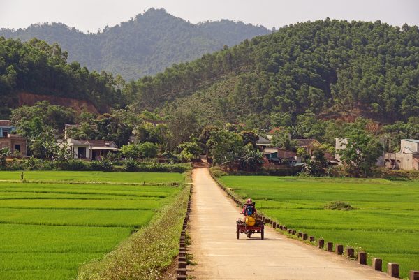 Unterwegs nahe Dong Hoi in Vietnam