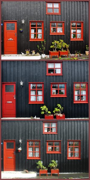 In der Altstadt von Tórshavn: Aufgenommen in den Jahren 2006, 2009 und 2012, finde die Unterschiede!