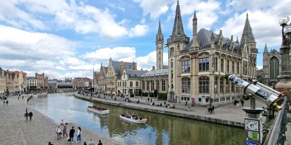 Blick auf Gent / Belgien