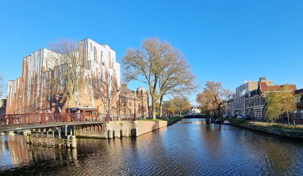 Eine Gracht in Haarlem