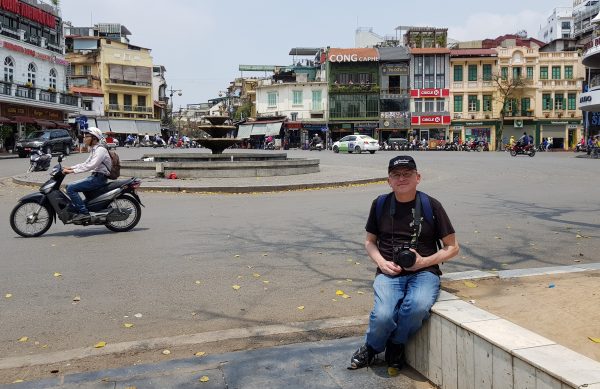 Zinni in der Altstadt von Hanoi