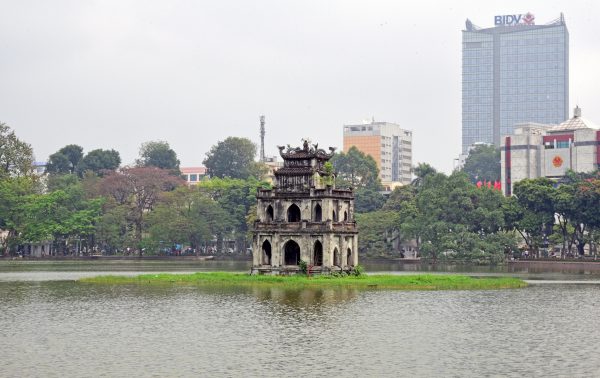 Der Schildkrötenturm in Hanoi