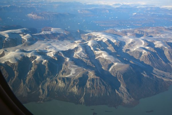 Auf dem Flug von Ilulissat nach Upernavik in Grönland