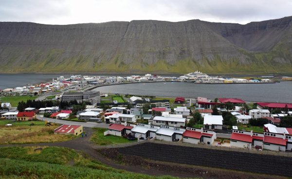 Blick auf Ísafjörður
