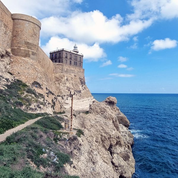 Ausblick auf die Festung Melilla la Vieja in Melilla