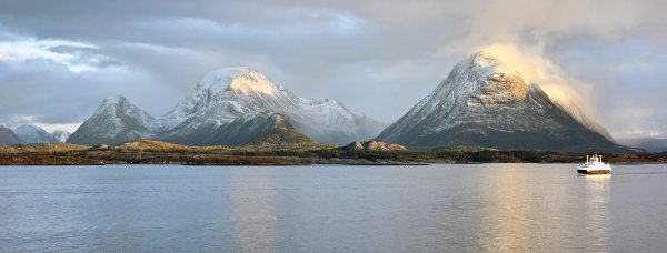 Berge im Norden von Norwegen