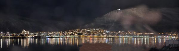 Tromsö bei Nacht