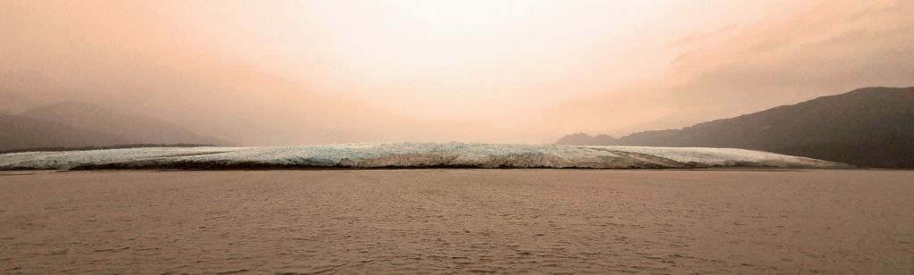 Blick auf den Pio XI-Gletscher in Chile, gesehen von der HANSEATIC nature aus