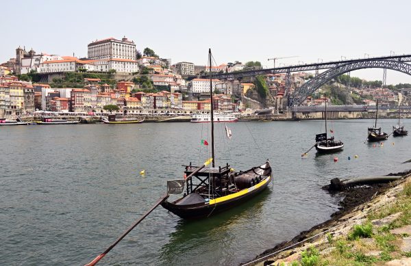 Blick auf Porto und dem Douro