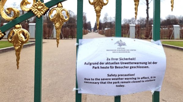 Unwetter im Park Sanssouci, Potsdam