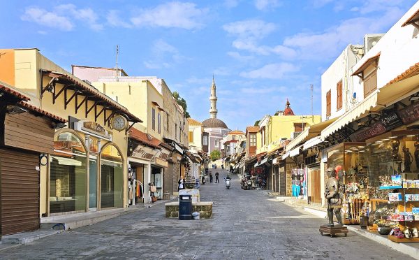 In der Altstadt von Rhodos (Stadt) auf Rhodos