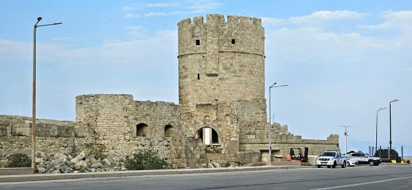 Das Fort St. Nikolaus in Rhodos (Stadt) auf Rhodos