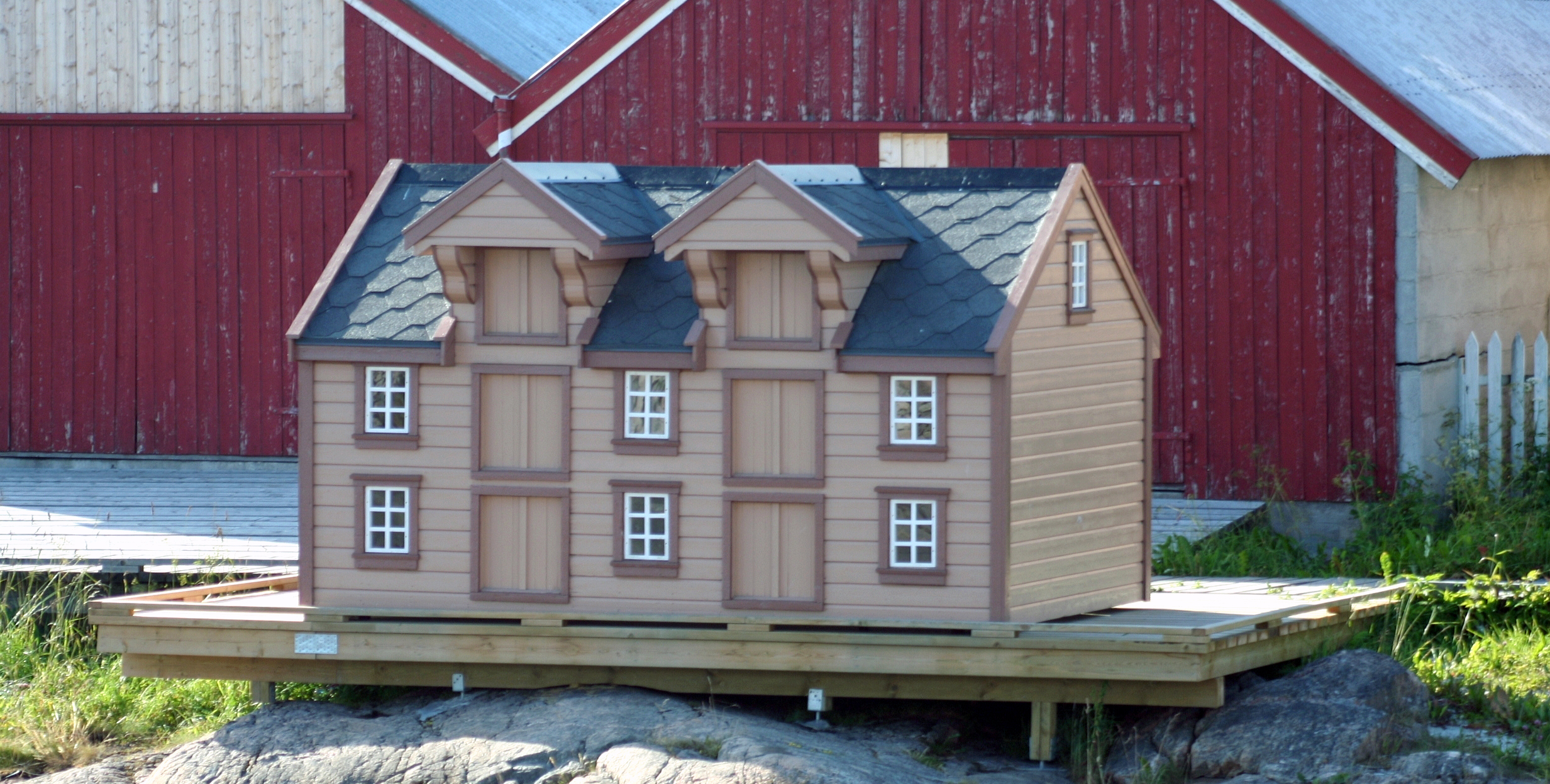 Vintage: Das Entenhaus in Rørvik