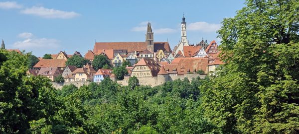 Blick auf Rothenburg ob der Tauber