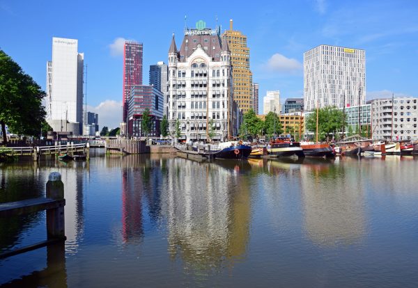 Der alte Hafen von Rotterdam in den Niederlande