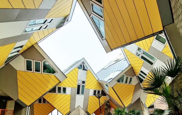 Die Kubushäuser in Rotterdam / Niederlande