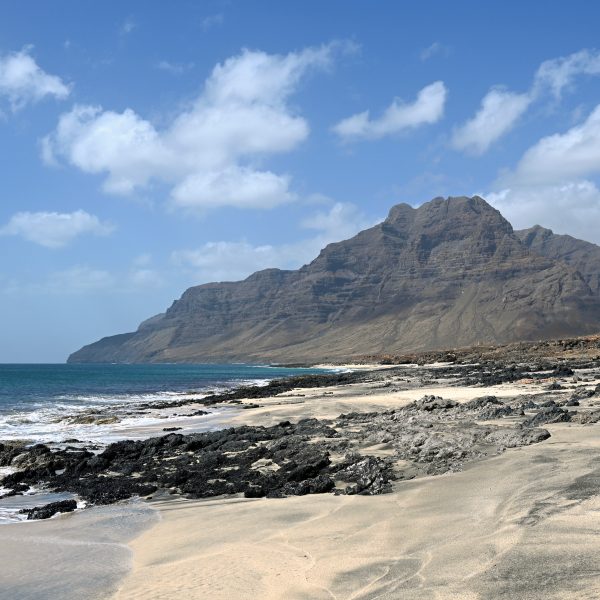 Die Sandy Beach auf der Insel São Vicente, Kapverden