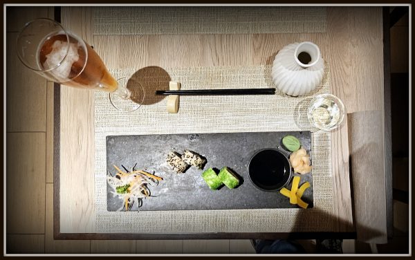Sushi mit korrespondierenden Getränken auf der Silver Moon